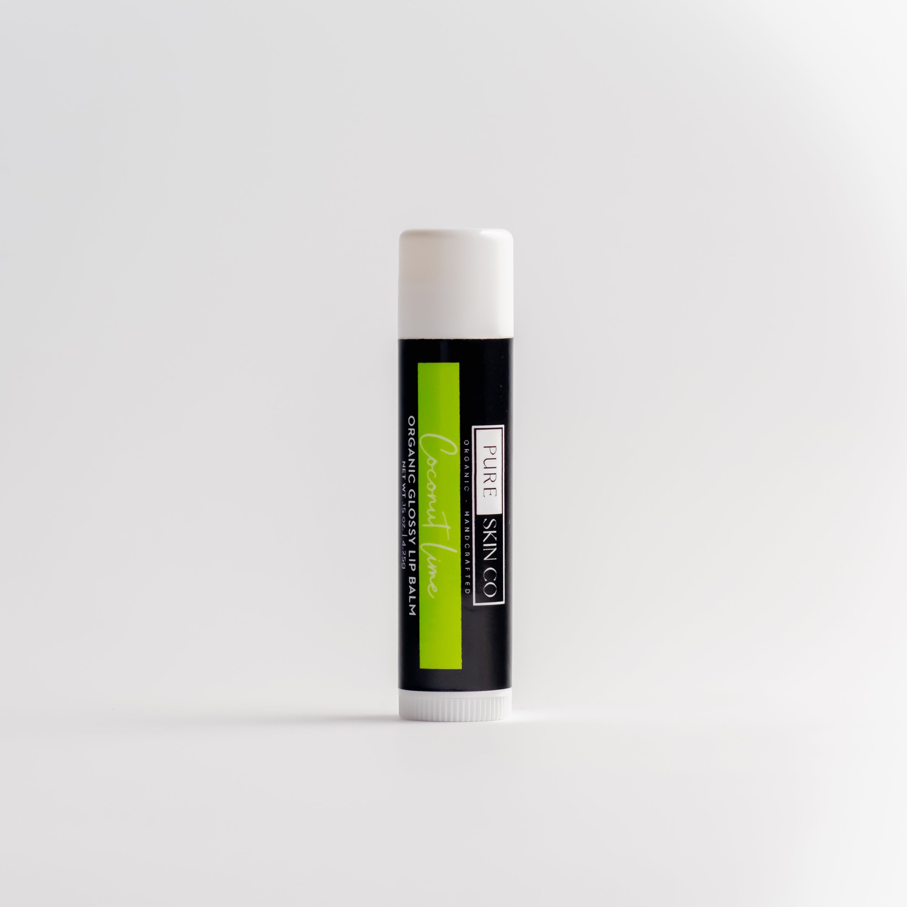 Pure Skin Co organic lip balm in eco-friendly tube